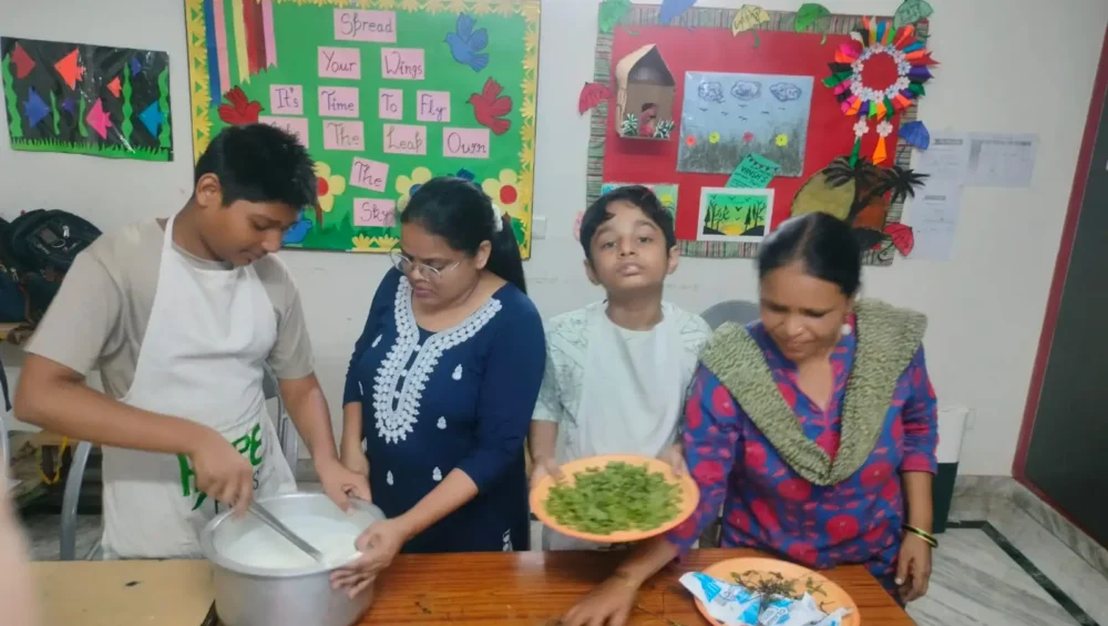 A young adult joins a programme